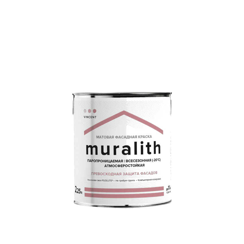 Краска фасадная Vincent Decor Muralith