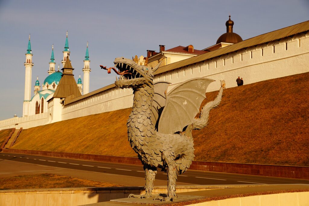 Zilant dragon, symbol of Kazan